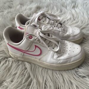 NIKE Air Force 1 Low Airbrush White Pink